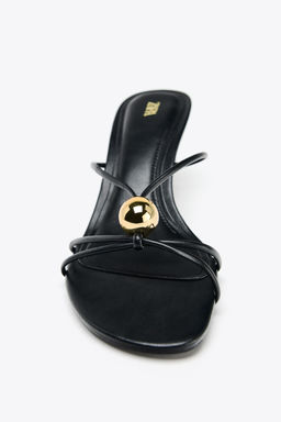 SANDALS WITH METAL DETAIL - Zara фото 9