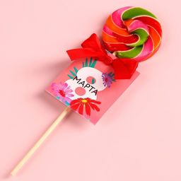 Леденец на палочке 8 марта, 15 г - Фабрика счастья фото 2