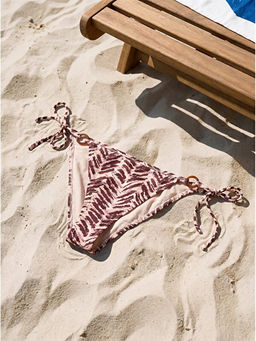 UV Korumal? Desenli Kad?n Brazilian Bikini Alt