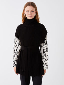 Bal?k?? Yaka D?z Oversize Kad?n Triko S?veter