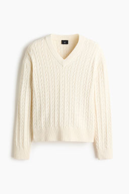 Jersey en punto trenzado Regular Fit