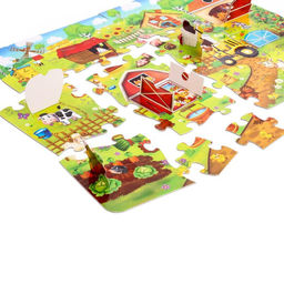 Пазлы с окошками На ферме, 28 деталей - Puzzle time фото 3