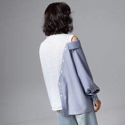 Свитшот в стиле пэчворк, Фэшн-мания (dark) - Charutti фото 5