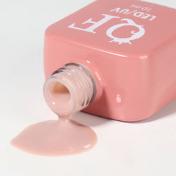 Гель лак для ногтей, камуфлирующий, трехфазный, 10 мл, LED/UV, нюдовый (2)