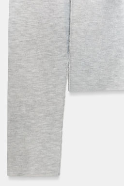 TOP PUNTO SEMITRANSPARENTE / Gris vigor? - Zara фото 9