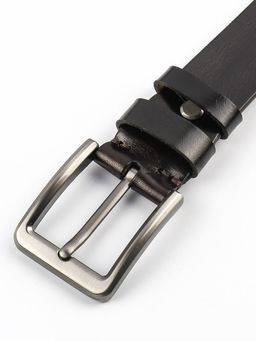 Мужской кожаный ремень Dierhoff ДРК 3056/1-40 Коричневый - Sergio valentini фото 7