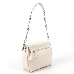 Женская кожаная сумка через плечо под крокодила 0112-14 - Cidirro фото 3