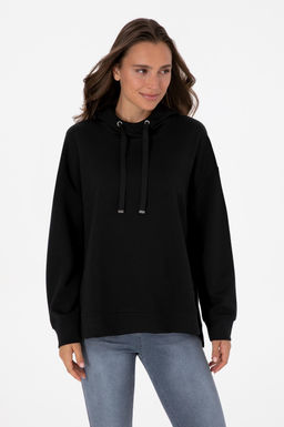 Kad_n Siyah Sweatshirt Sepette S_rpriz _ndirim - U.s. polo assn фото 3