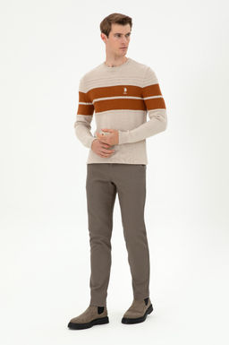 Мужской свитер из каменного меланжа - U.s. polo assn фото 4