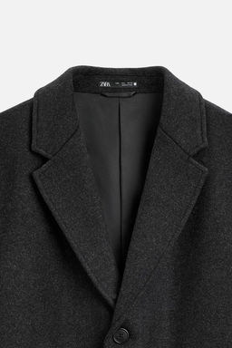 HERRINGBONE WOOL COAT - Zara фото 8