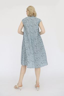 Платье из вискозы с поясом - Looklikecat фото 5