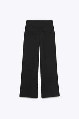 WIDE-LEG TROUSERS WITH CHAIN - Zara фото 17