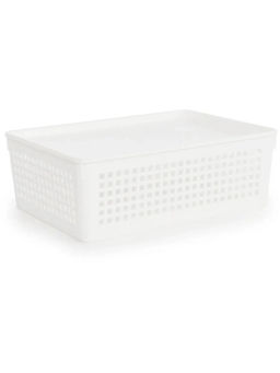 Лоток 3,7л с крышкой 270*190*90мм белый - Полимербыт фото 3