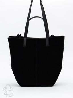 Сумка женская кожаная 2403YF black Polina&Eiterou