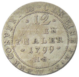 1/12 талера 1799 года Германские государства  Ангальт -Бернбург
