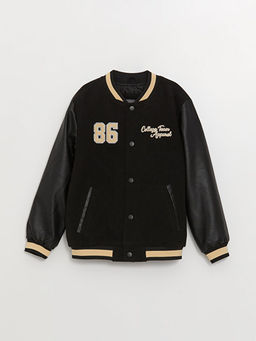 Kolej Yaka Nak??l? Erkek ?ocuk Mont