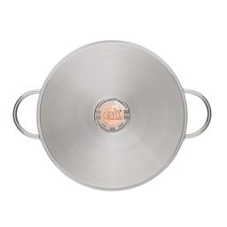 1364 GIPFEL Кастрюля SIGNO 26x20см/10 л со стеклянной крышкой, с индукционным капсульным дном. Материал: нерж сталь 18/10. Толщина: 0,8мм