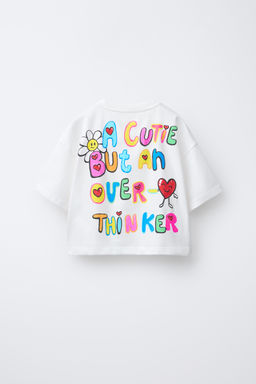 NEON SLOGAN T-SHIRT - Zara фото 2