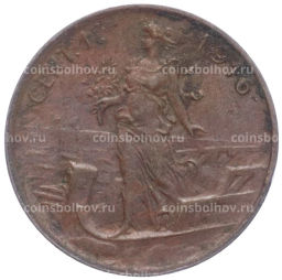 Монета 1 чентезимо 1916 года Италия