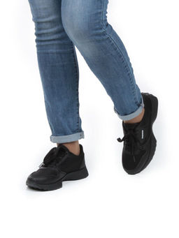 05-A2180-1 BLACK Кроссовки женские (искусственные материалы) - No name фото 4
