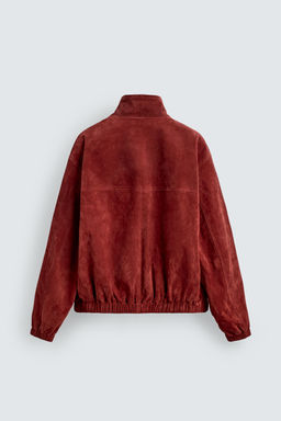 RELAXED FIT LEATHER JACKET - Zara фото 18