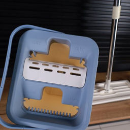 Ведро с вертикальным отжимом и шваброй Моп / S2-2 /уп 24/ бежевый - Галеонтрейд фото 5