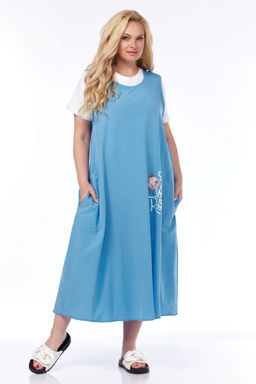 Костюм Belinga 2302 белый+голубой