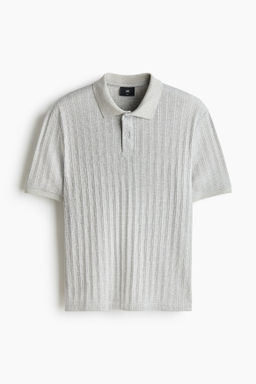 Polo en punto con textura Slim Fit - H&m фото 7