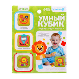 Развивающая игрушка «Умный кубик», 3 в 1: ионика, сортер, бизикуб, звук