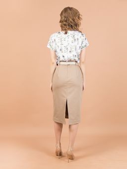 Юбка с фигурной линией низа - Stilla фото 5