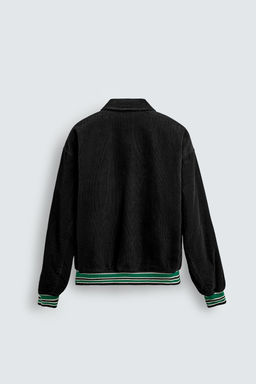 CORDUROY JACKET WITH EMBROIDERED PATCHES - Zara фото 9