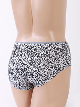 Трусы женские больших размеров леопардовые - Almond фото 2
