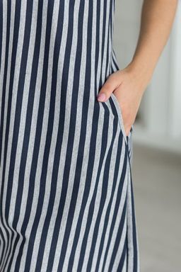 Туника женская из кулирки Флоренция темно-синий - Амадэль фото 4