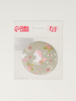 Зеркало складное «Спокойствие», d=7.3 см, с увеличением, оливковое