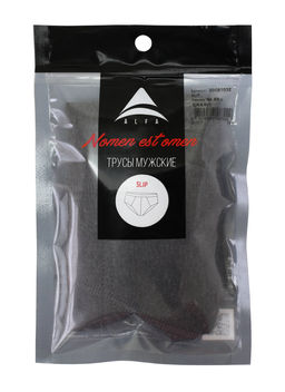 ALFA ТРУСЫ МУЖСКИЕ 6103Z SLIP grafit