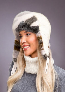 Ушанка жемчуг милитари