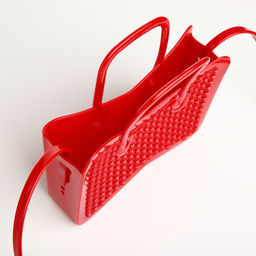 Сумка детская для девочки без застёжки, красная