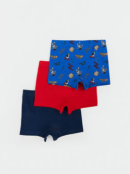 Beli Lastikli Penye Erkek ?ocuk Boxer 3l?