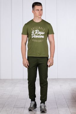 Брюки спортивные 
 3.MM004B-хаки