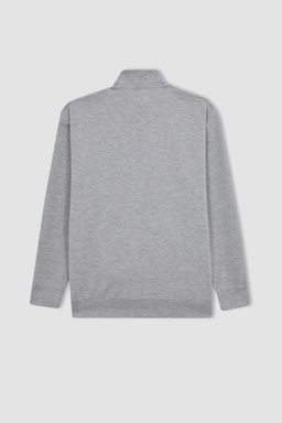 DeFactoFit Толстовка стандартного кроя с воротником-стойкой и застежкой-молнией  фото 10