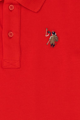 Красная базовая футболка для мальчика - U.s. polo assn фото 11