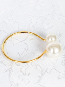 Кольца для салфеток 6 штук Бусины Золото / JG03 /уп 200/ - Галеонтрейд фото 4