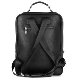 208 black, мужской рюкзак из экокожи Barcelo Biagi