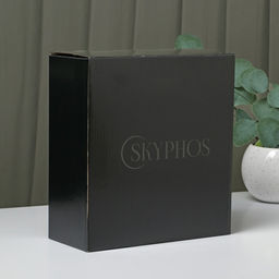 Блинница с крышкой Skyphos, 23×9.7 см, керамика, белая