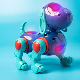 Робот-собака IQ DOG, световые и звуковые эффекты, русские песенки, работает от батареек, цвет синий - IQ BOT фото 8