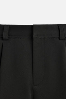 TEXTURED BERMUDA SHORTS WITH PLEATS - Zara фото 8