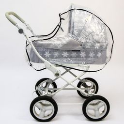 Универсальный дождевик для детской коляски, с окном, ПВД