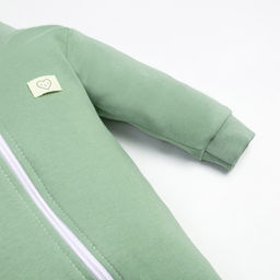 Комбинезон на молнии Крошка, Я BASIC LINE, рост 62-68 см, зелёный - Крошка я фото 7