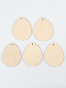 Заготовки для творчества. Роспись по дереву Пасха: яйца, 5 шт.