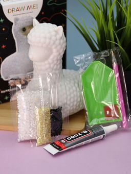 Алмазная мозаика на копилке (нижняя загрузка) Draw Me! Cute sheep, (8.5*11*15 см)